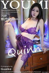 [YOUMI尤蜜荟] 2025.04.14 VOL.1130 凯竹Quinn [70+1P-698MB]